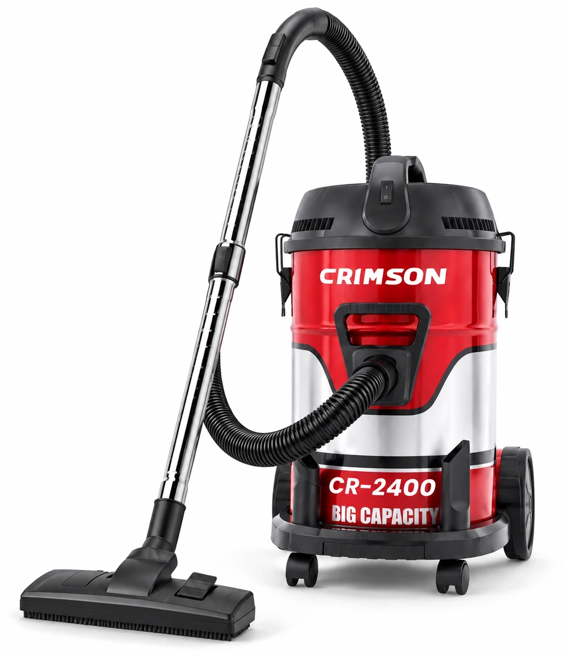 Crimson vacuum cleaner
