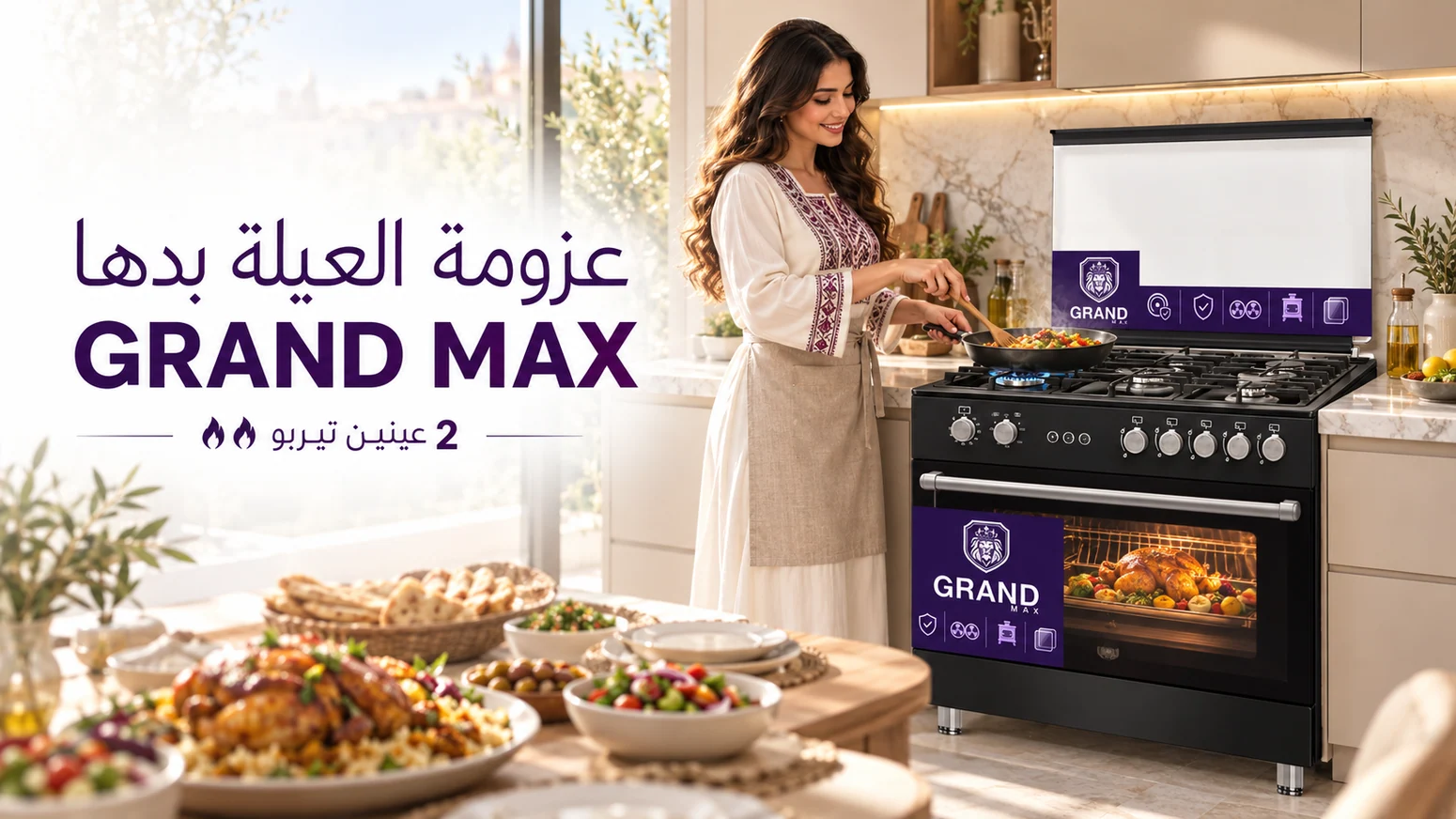 Gas cooker lifestyle banner