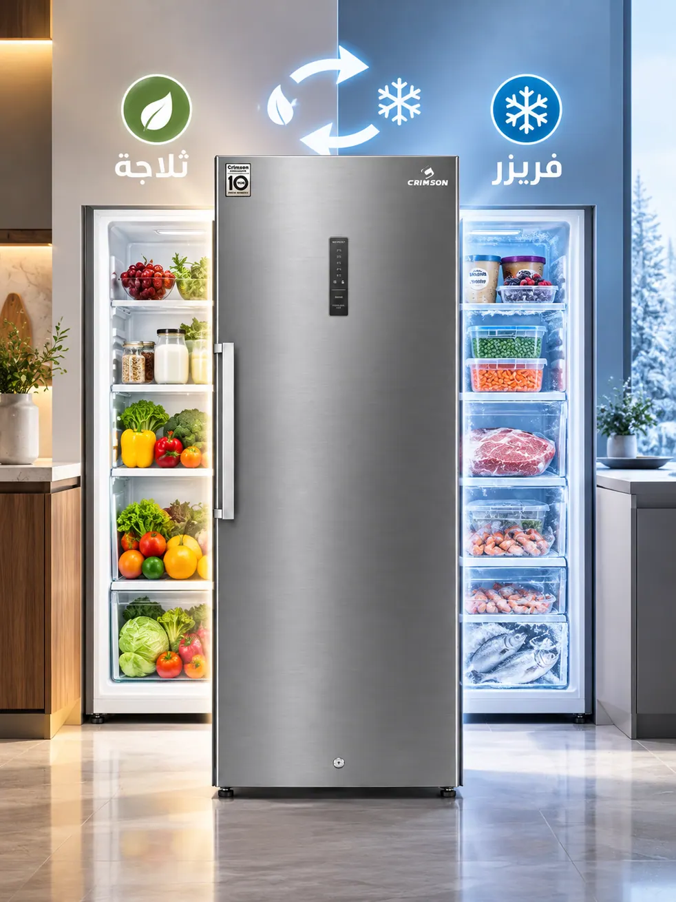 Crimson 600L Refrigerator — 3