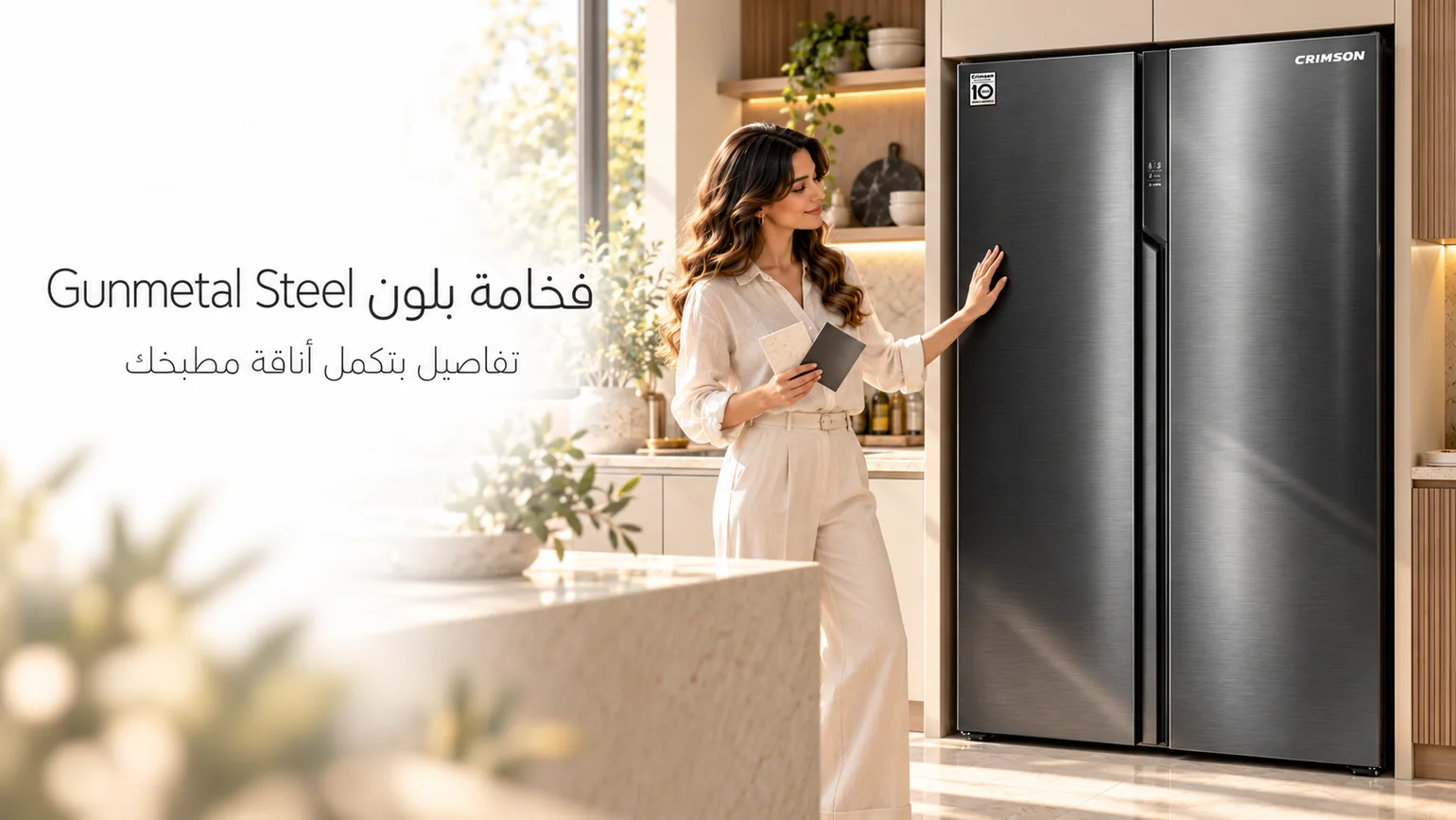 ثلاجة كرمسون 770 لتر — سايد باي سايد lifestyle